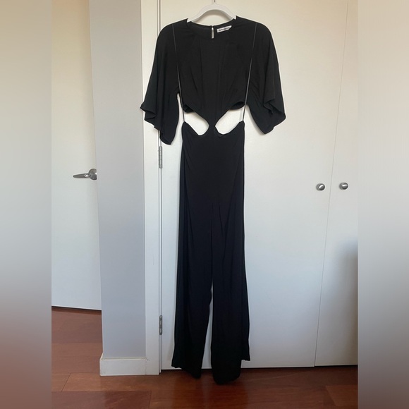 Reformation cornelia Black Jumpsuit - Picture 2 of 8